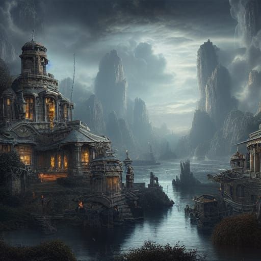 Epic Digital Painting of Tohth