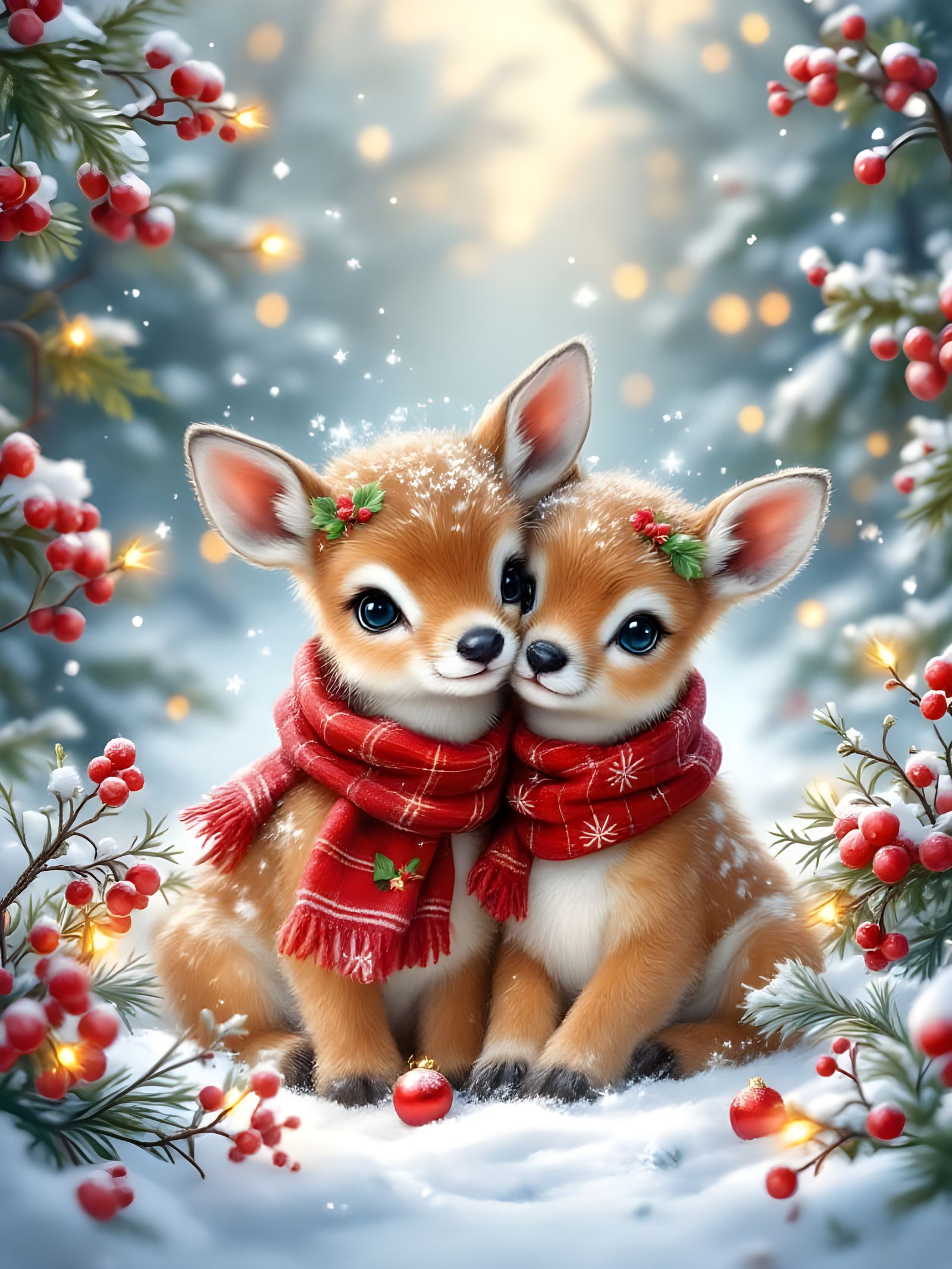 Christmas 🎄 Fawns