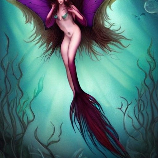 Vampire Fairy Mermaid Hybrid Creature