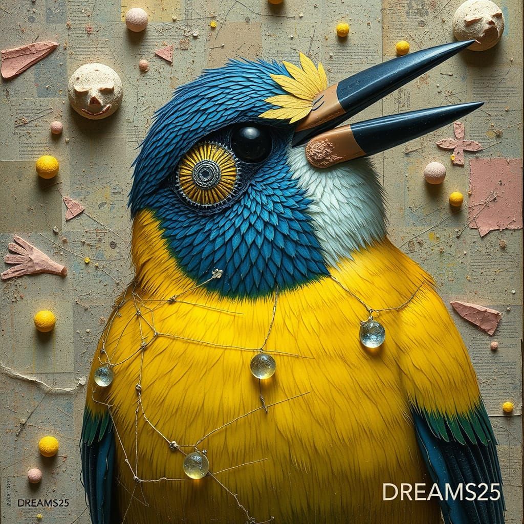 Richtig schlechte Kunst mit Lemonbird. Open prompt.