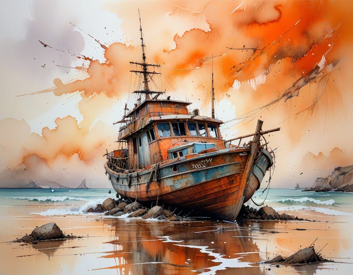old boat
