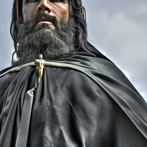 Jesus Christ as Batman: Hyperrealistic Dark Knight