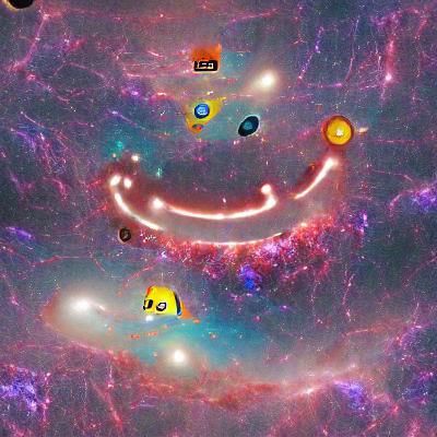 Happy Universe Generated by AI
