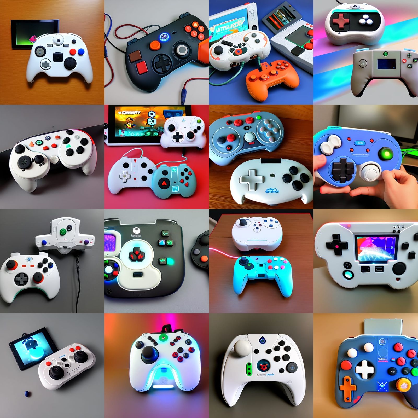 Sega dreamcast controller blended with Steamdeck blended wit...