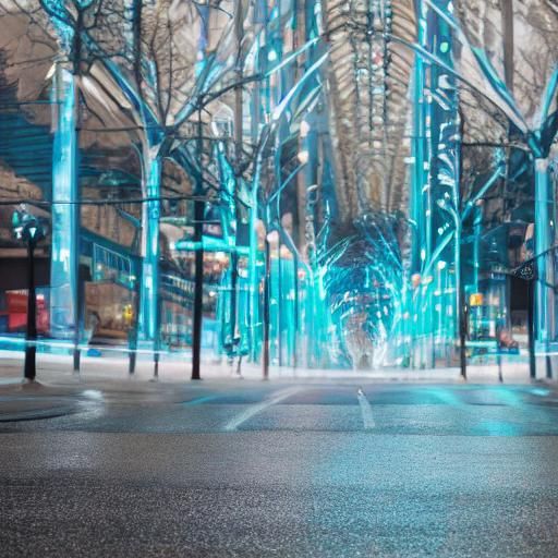 Futuristic Car Empathizes with Pedestrians: Neon Noir Concep...