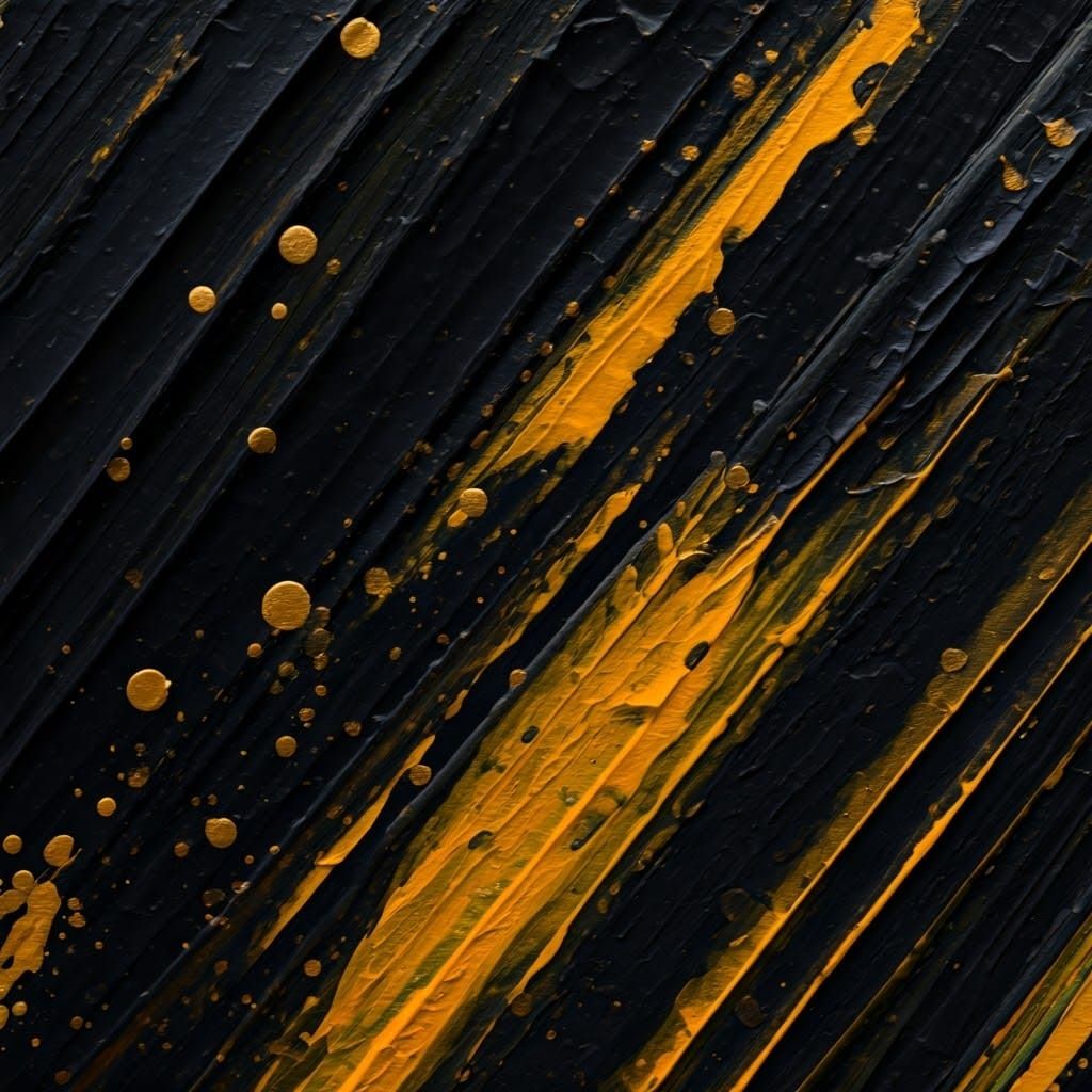 Abstract Collage of Black Joy in Expressionist Style