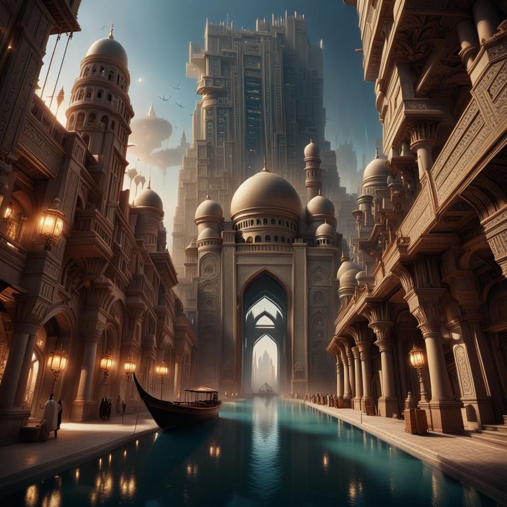 Epic Dubai Digital Matte Painting