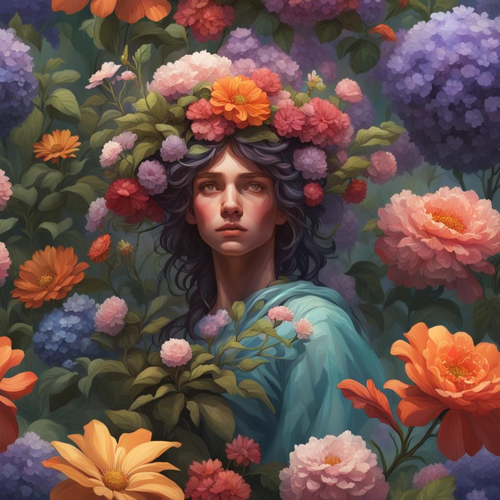 Detailed Portrait of Earth's Diverse Flora