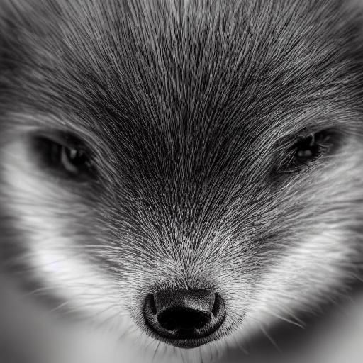 Adorable Alien Creature in Macro Photography Style