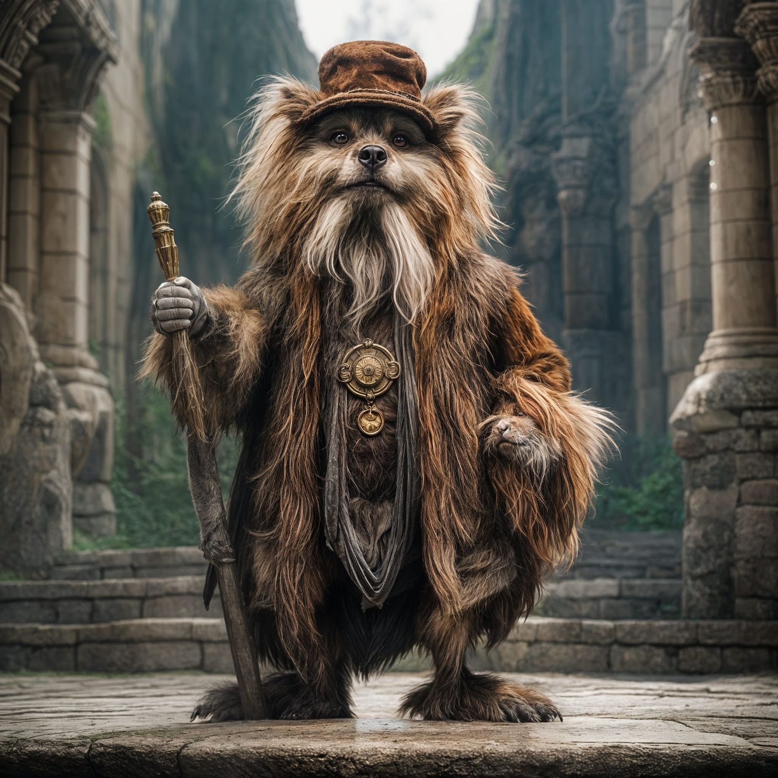 Sir Didymus from Labyrinth in Photorealistic 8k
