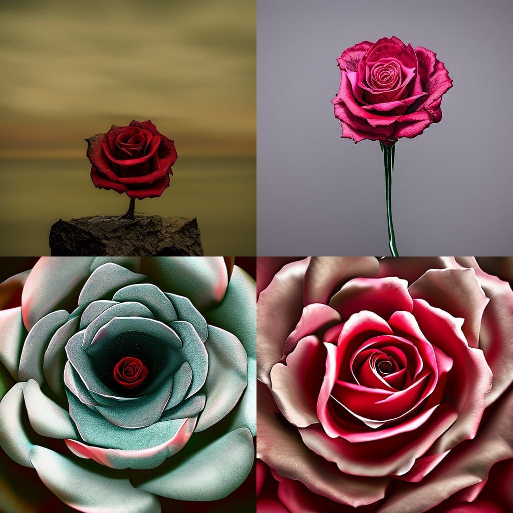 Blood Red Rose: A Dark Fantasy in Deep Color