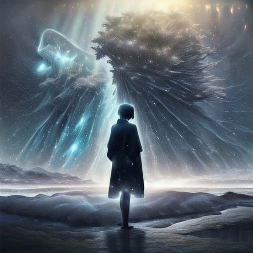 <lora:Flowers:1.0> [[Intro] (A low, vibrating hum—the sound of a world that never sleeps. A single acoustic guitar note ...