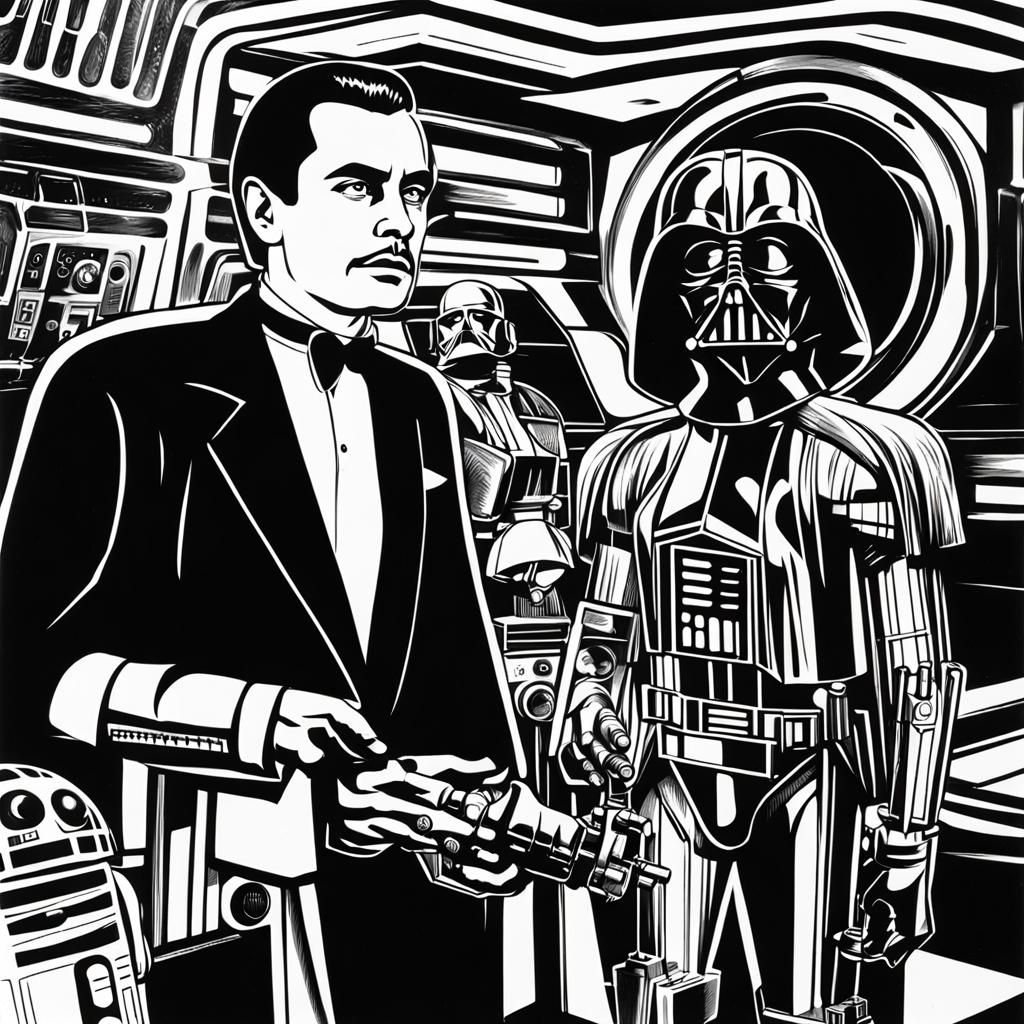 Ed Wood's Star Wars: An AI Interpretation