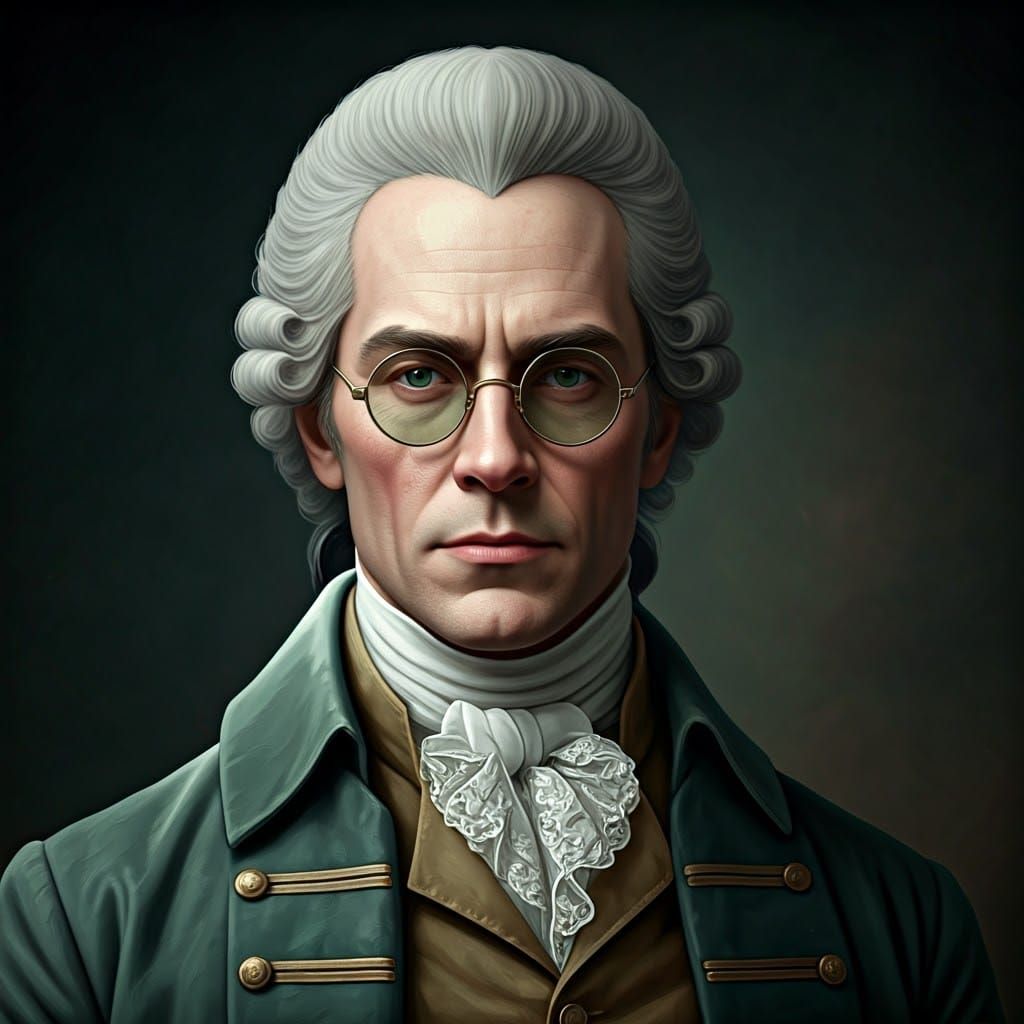 18th Century Gentleman in Triadic Colors