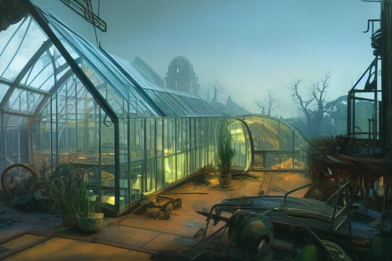 Fallout 4 Settlement: Exquisite Glass Greenhouse