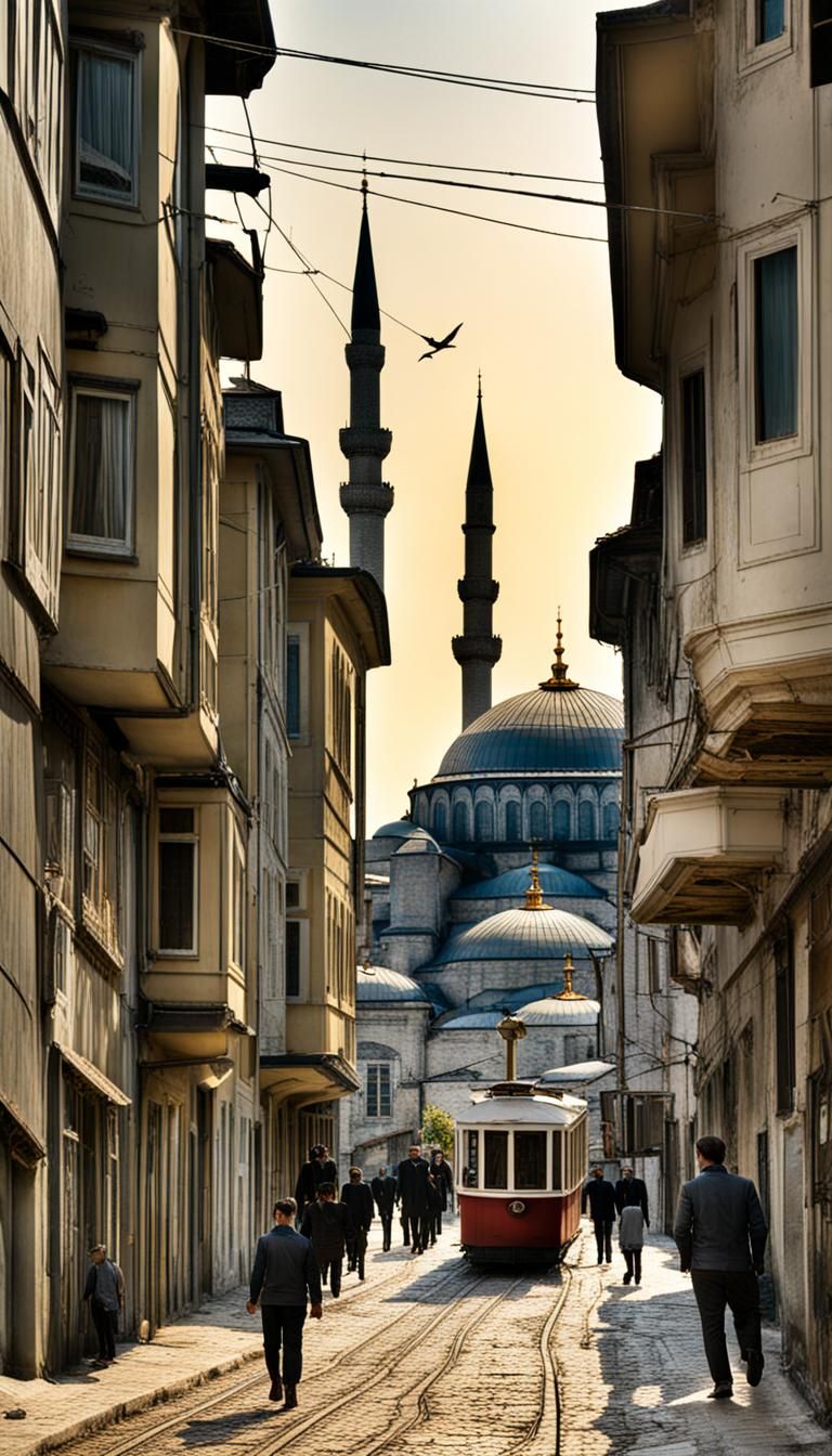 Istanbul: An AI Interpretation of a Classic City