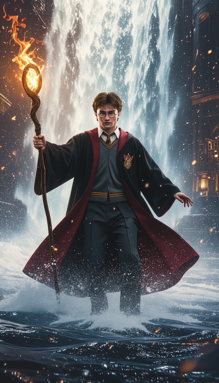 Harry Potter in Hyperrealistic 3D Game Cinematic
