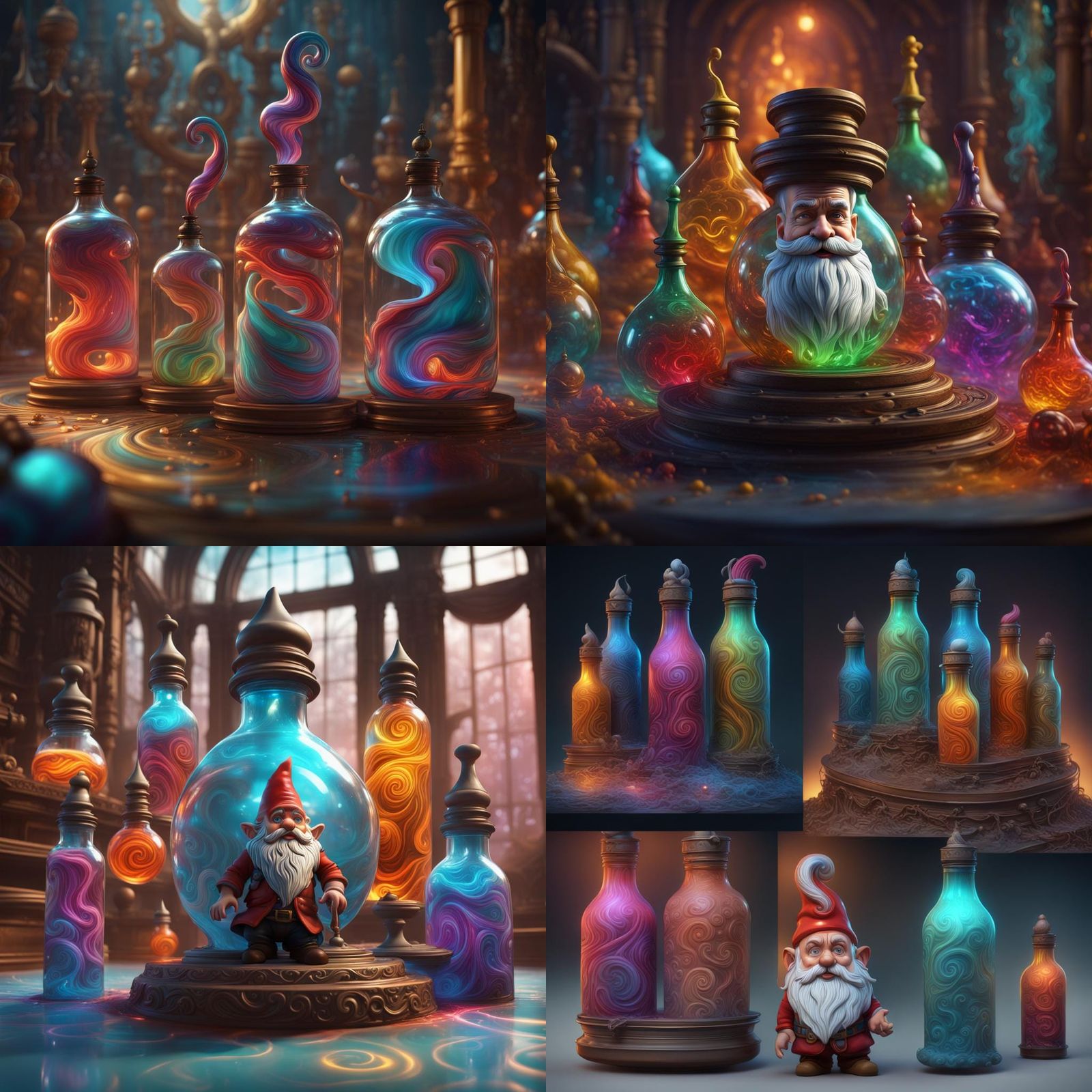 Gnome Illusionist Bending Reality with Magic