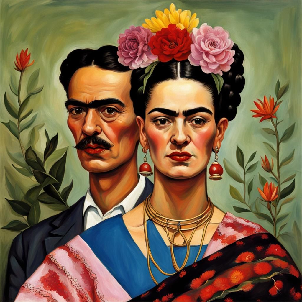 Frida Kahlo Inspired Portrait