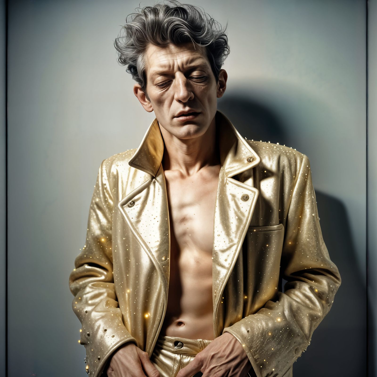 trying awfully hard... it's 5am... working against a headwind and an anchor in the sand