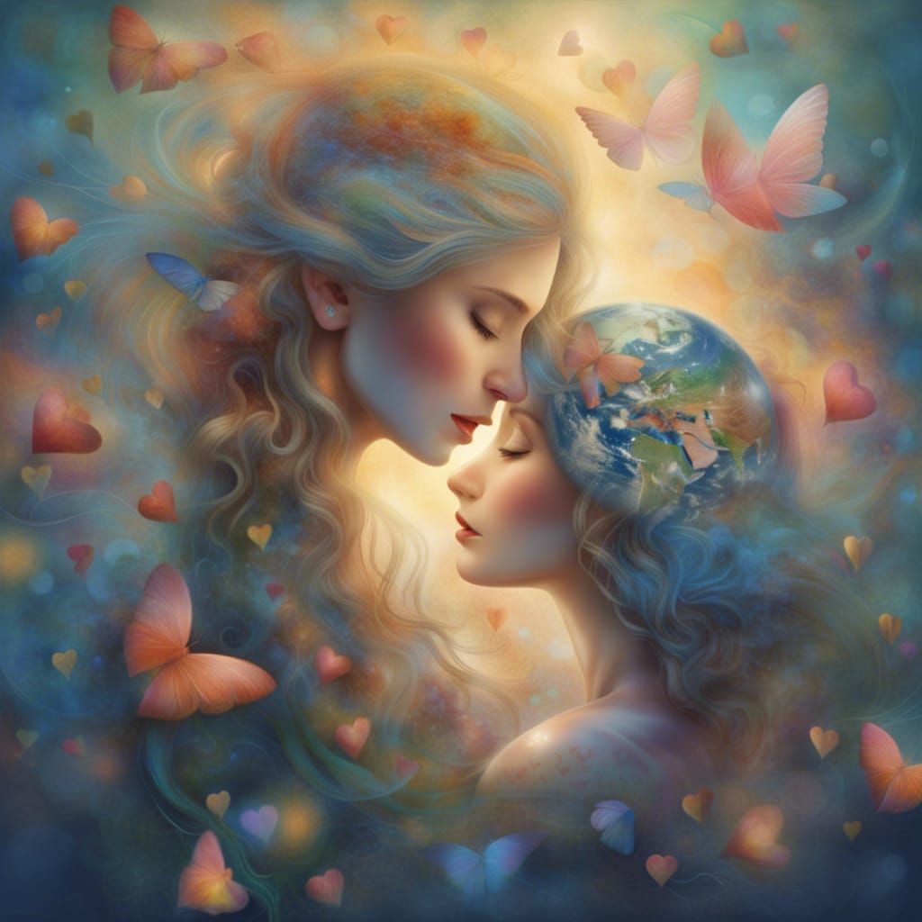Dreamlike World of Global Unity and Love