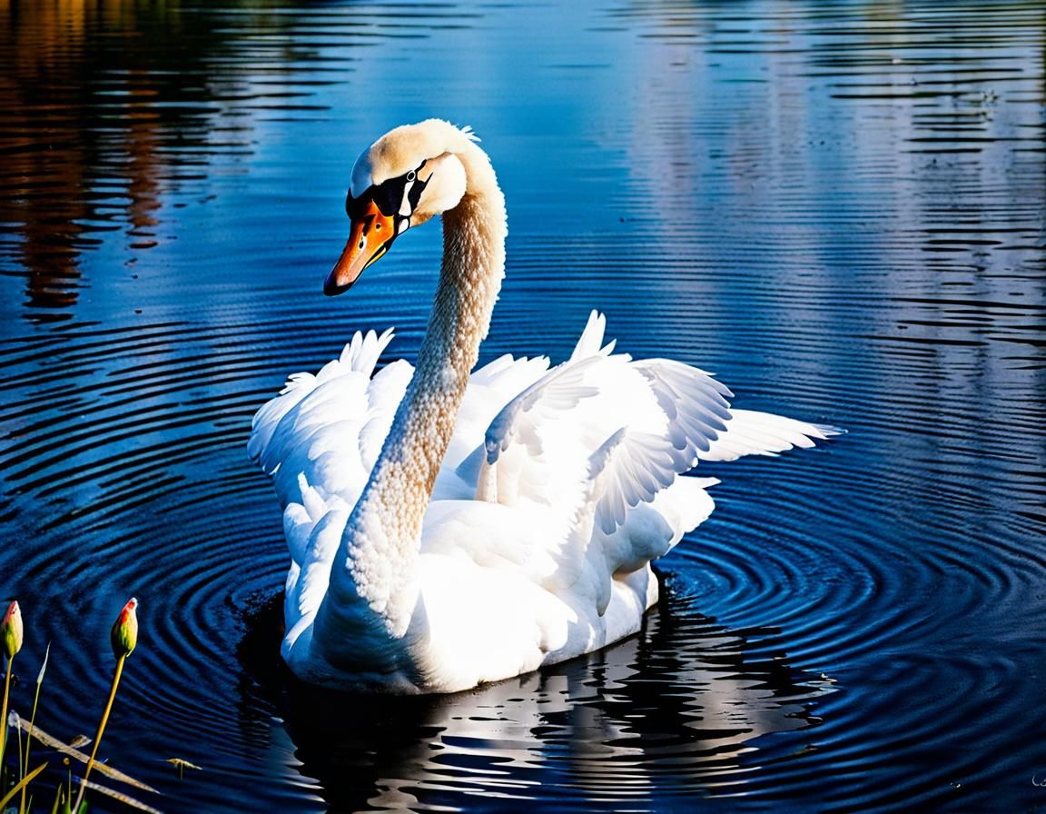 Ninja Swan Generated by AI