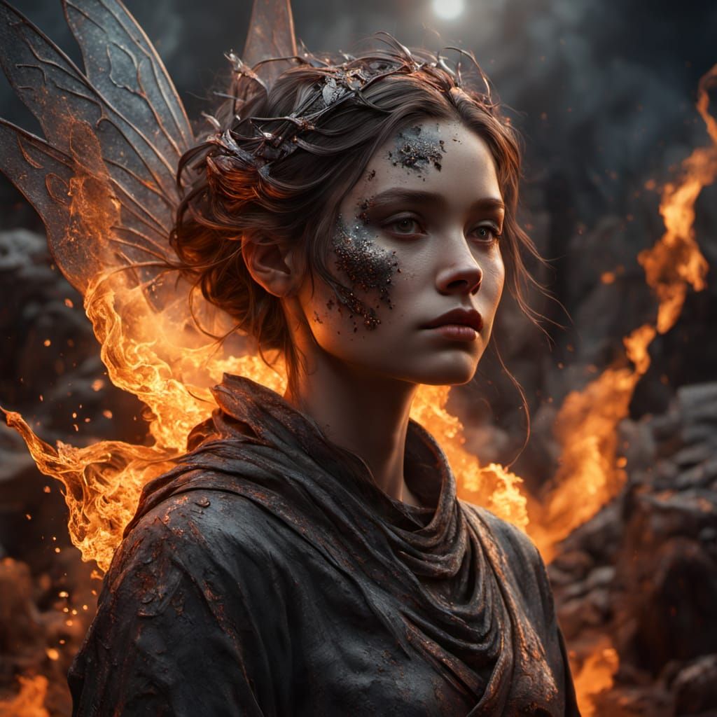 Guardian of Ashes: Dark Fantasy Concept Art