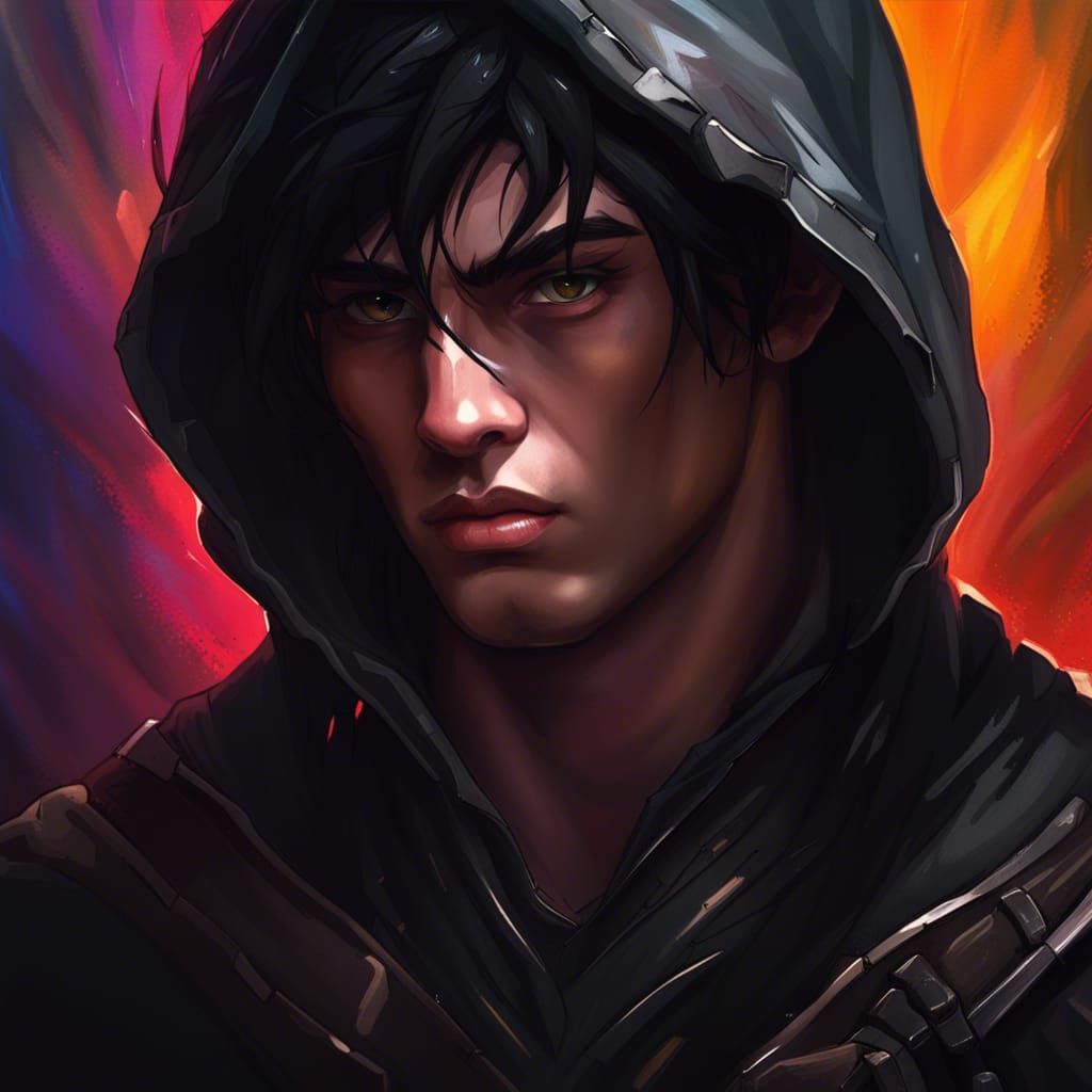 Fantasy Rogue Portrait in Hyperrealistic Style