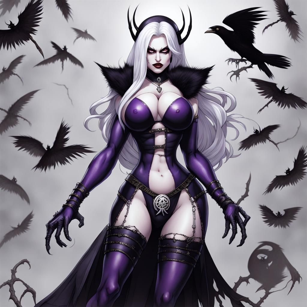 Lady Death in Mortal Kombat Hellscape
