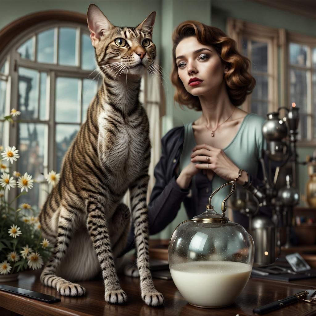 Ethereal Alien Portrait in Photorealistic Style