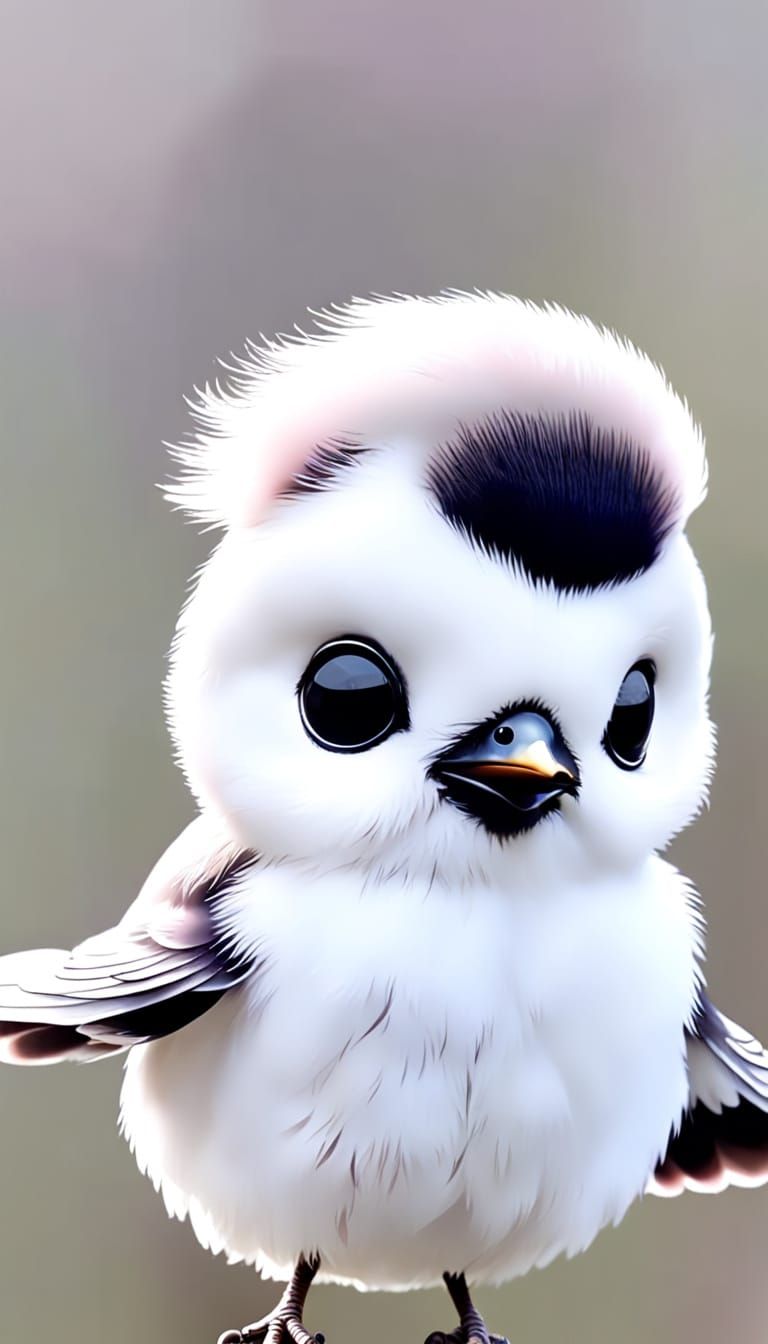 Cute Whimsical Bird Illustration