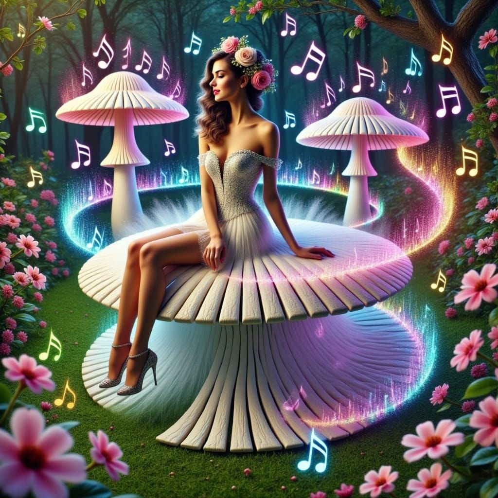 Dreamlike Beauty in Whimsical, Baroque-Inspired Fantasy Real...