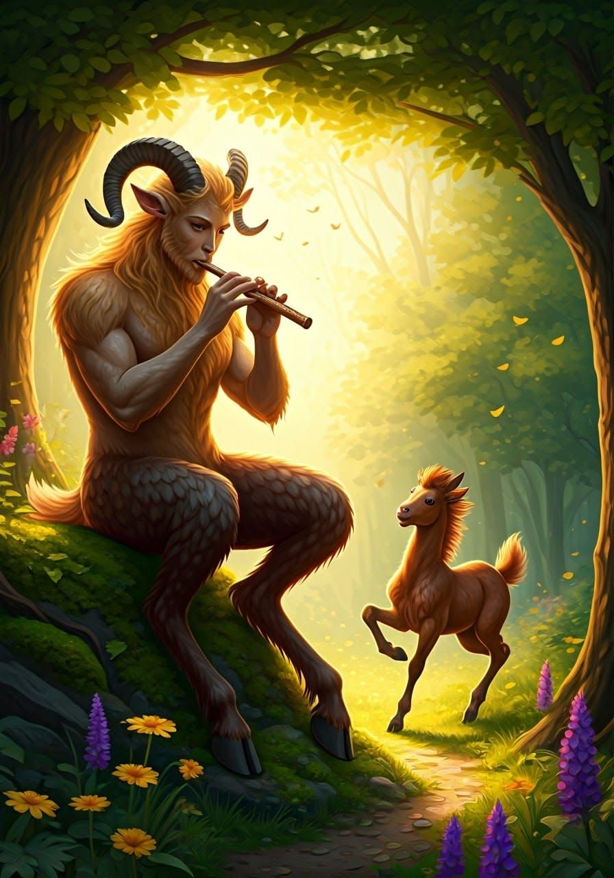 Enchanted Faun's Forest Glade Melody
