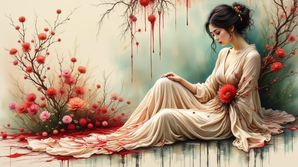 A beautiful Asian woman