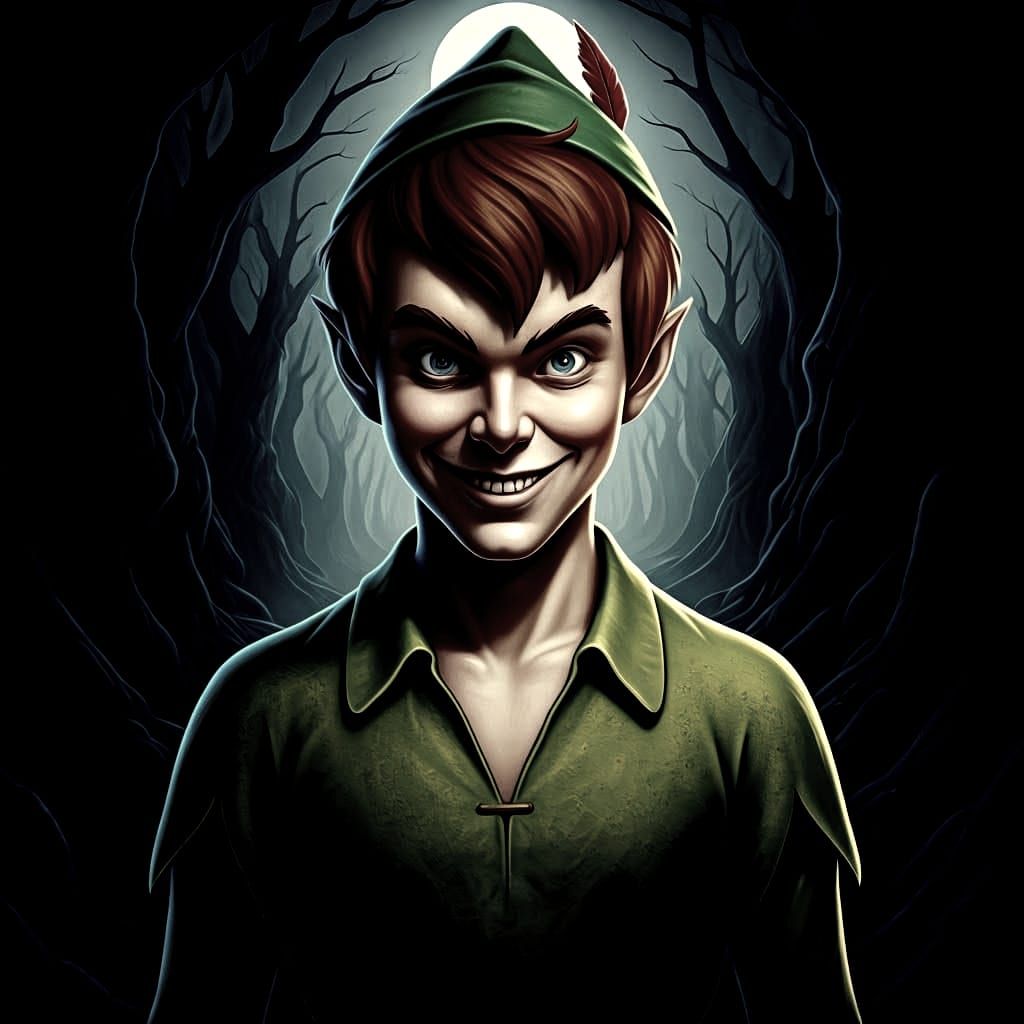Sinister Peter Pan Origin by Greg Rutkowski