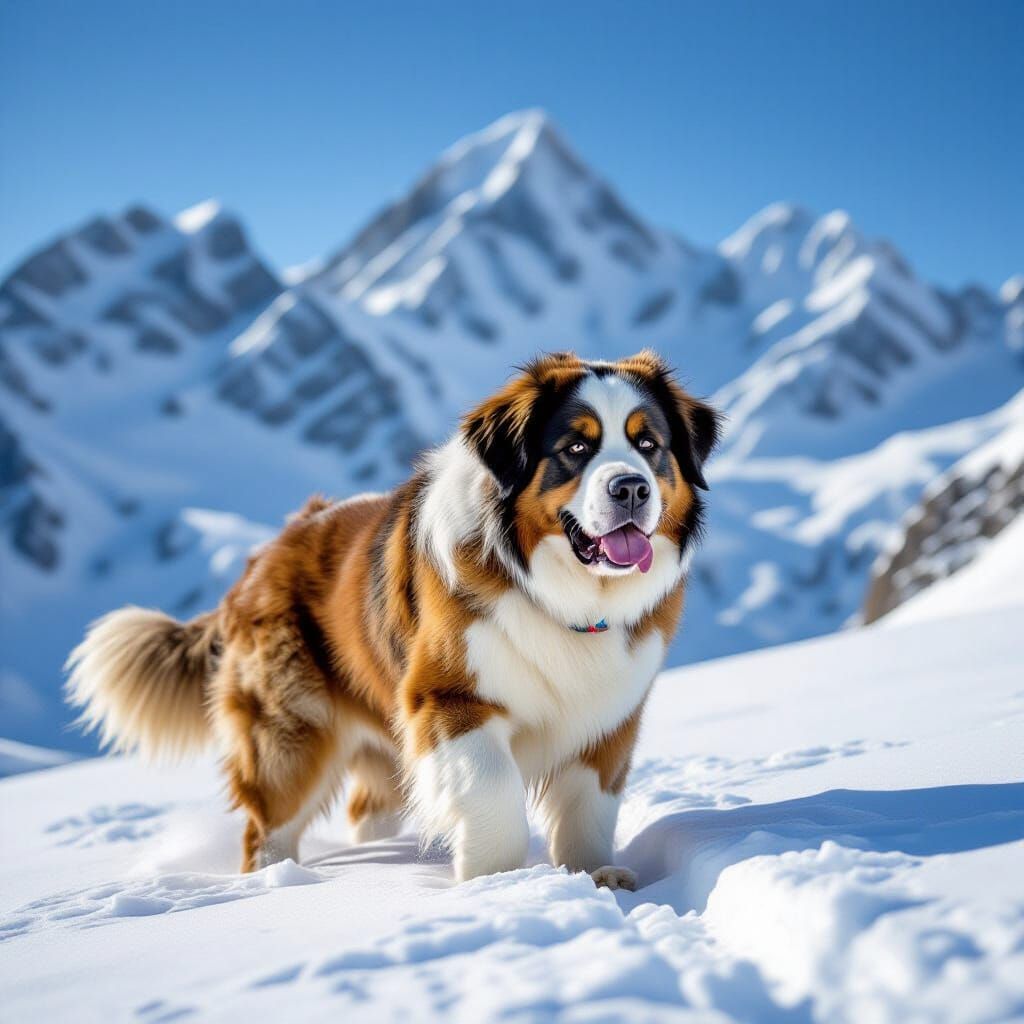 Saint Bernard Alpine Rescue Mission