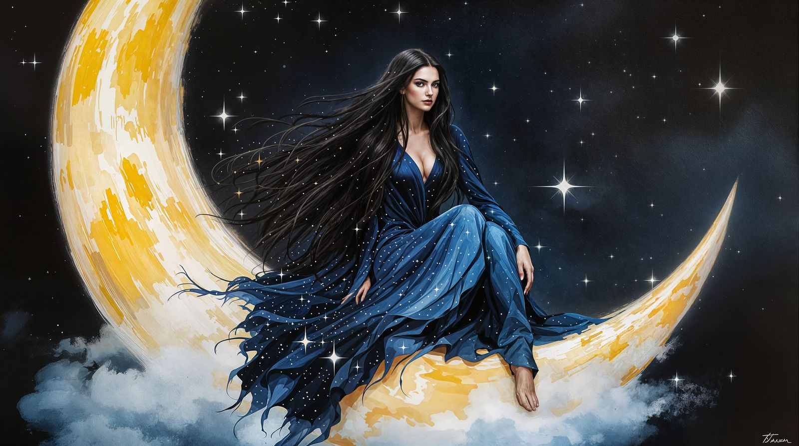 Ethereal Goddess of the Celestial Realm