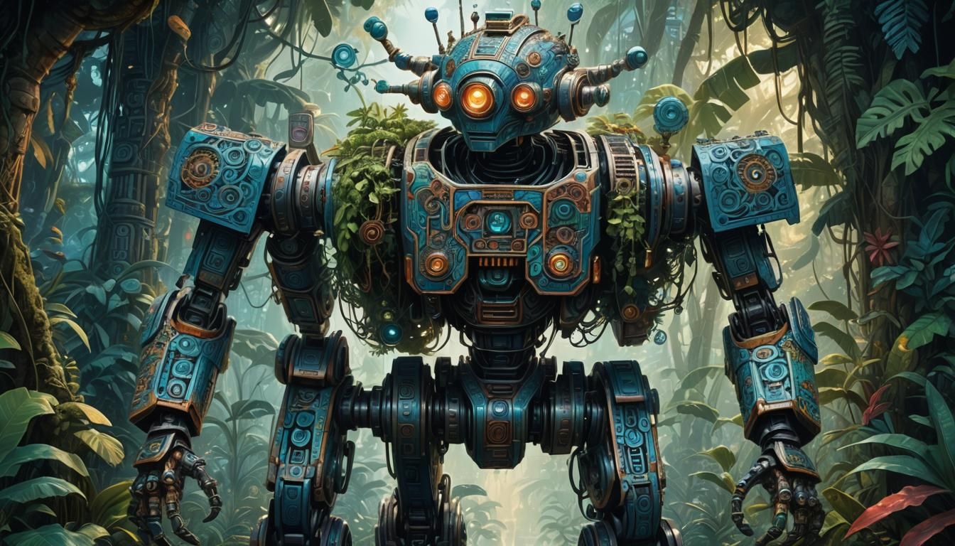 Mayan Style Robot