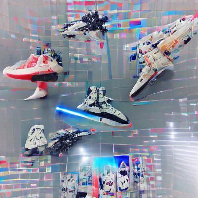 Science Fiction Scene in McQuarrie Style