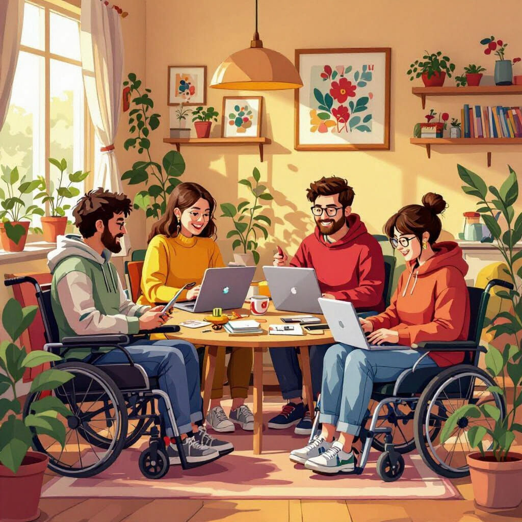 Inclusive Distance Learning Program for People with Disabili...