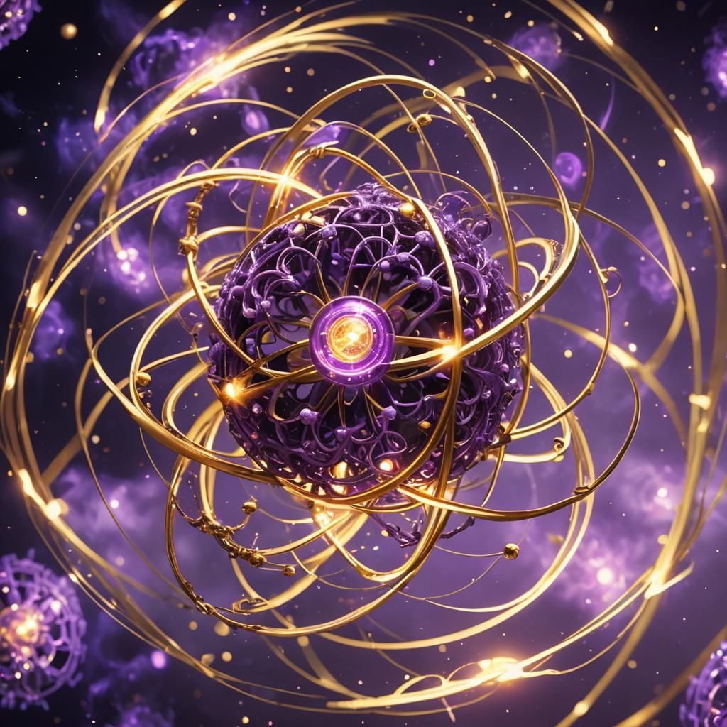 Atomic Concept Art: Elementary Particles in Delicate Balance