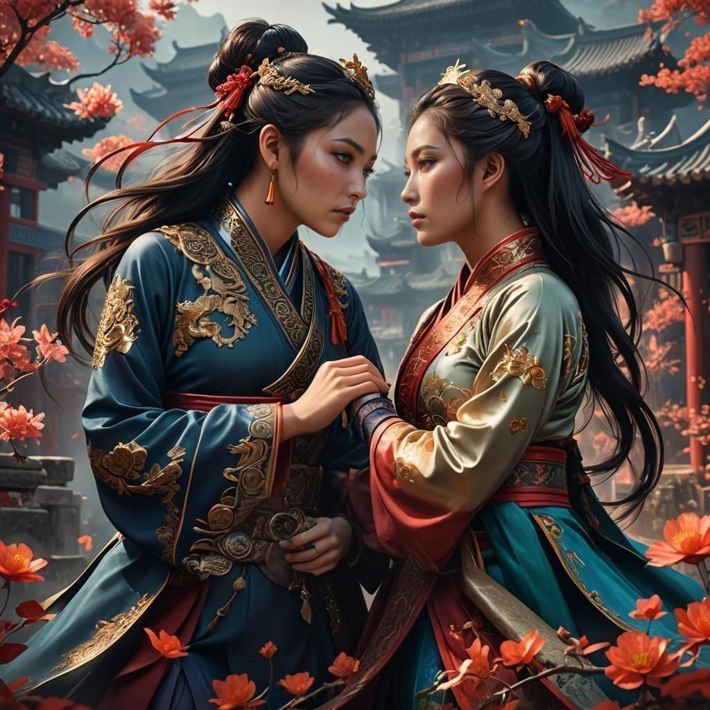 Fantastical Hidden Hands: Detailed Matte Painting