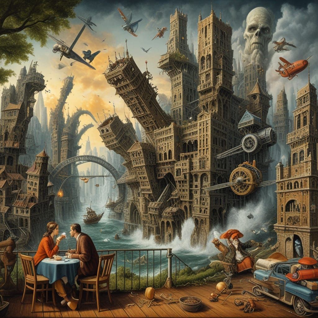 Yes dear, the world is coming to an end but it's tea time no...