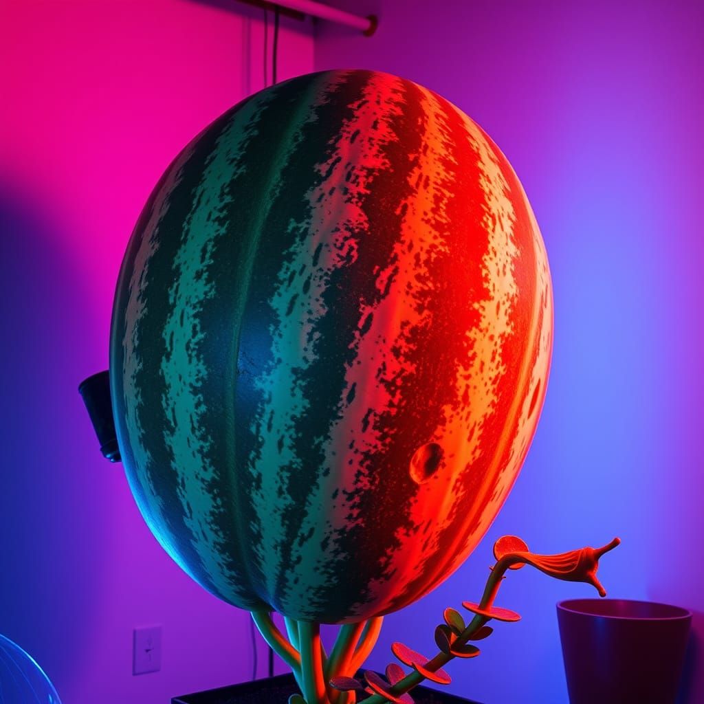 Giant Neon Watermelon Plant