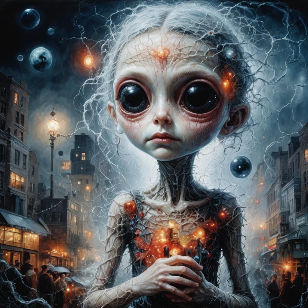 Eldritch Portrait in Hyperrealistic Style