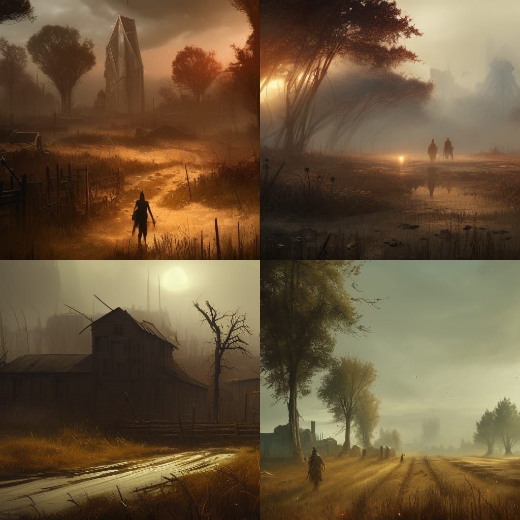 Post apocalyptic farmland