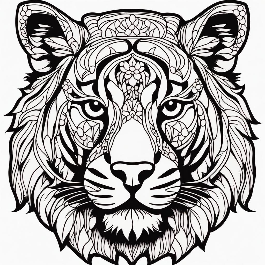 Simple Animal Coloring Page for Kids
