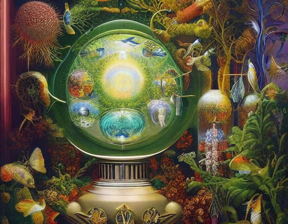 Cognitive Illusions Based on World Perception in Mixed Media