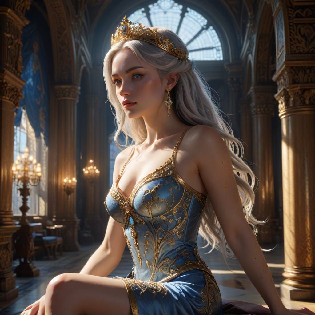 Regal Princess in Golden Splendor