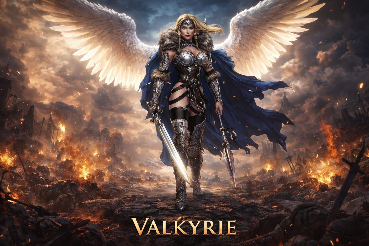 Epic DND Valkyrie Monster in Unreal Engine 5